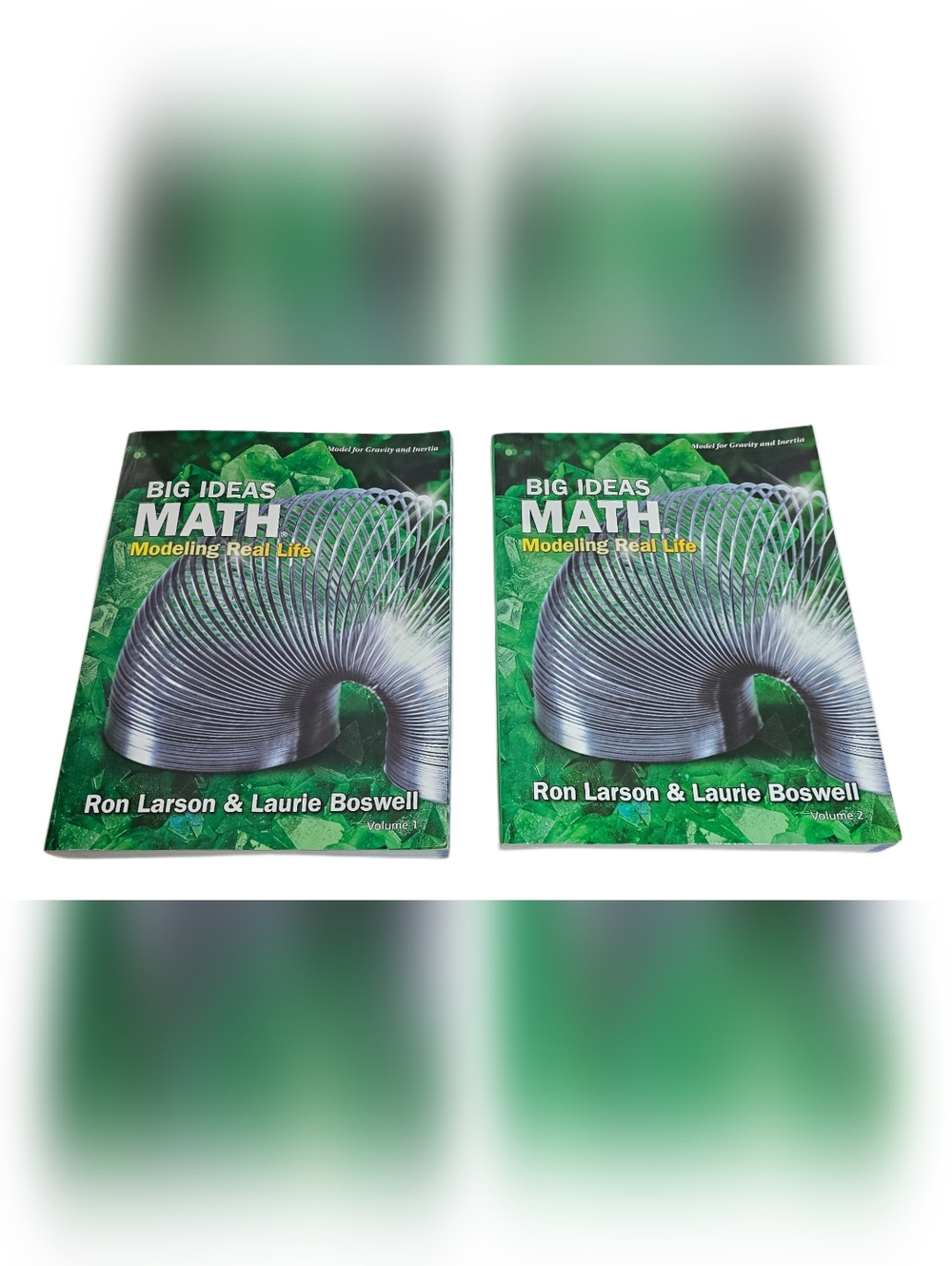 Big Ideas Math Modeling Real Life Grade K Student Edition Vol 1 & 2 Kindergarten